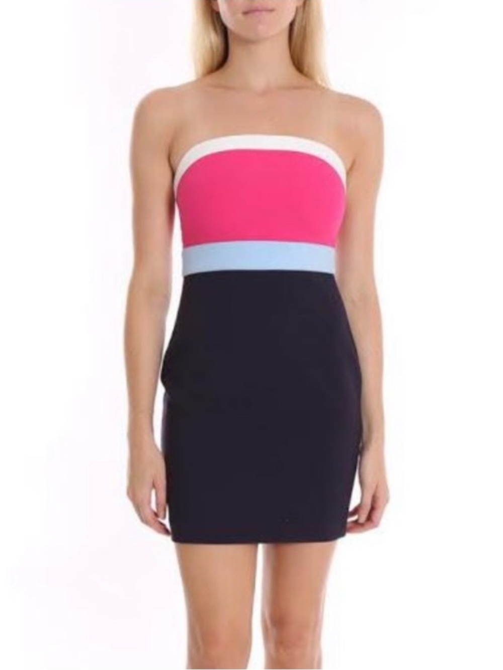 NWT Revolve Likely Marena dress SIZE 14 blue pink white